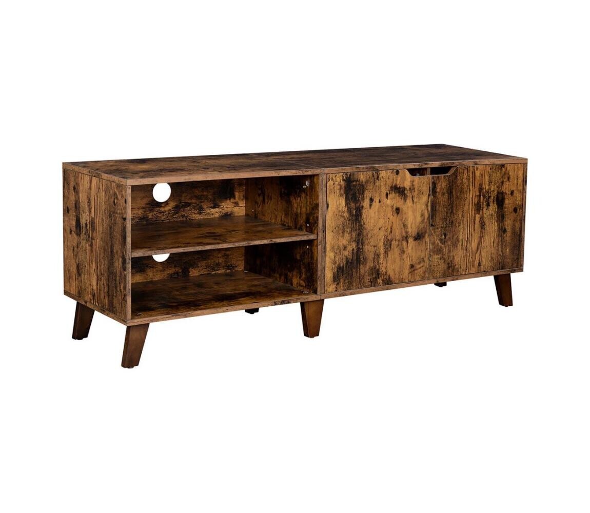 Televizní stolek BASTOR hnědá/černá