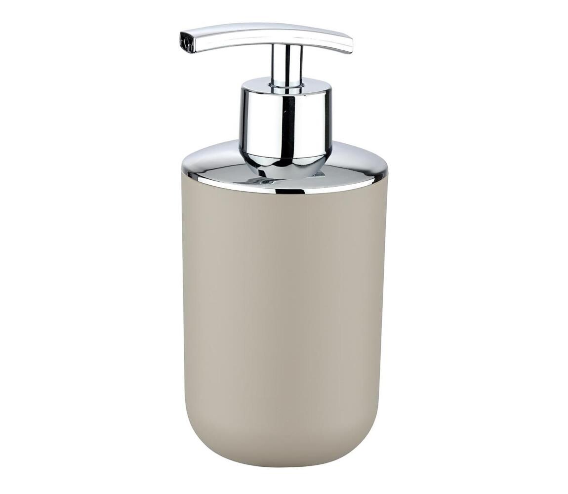 Wenko WENKO 21219100 - Dávkovač mýdla BRASIL 7,3x16,5 cm béžová/lesk. chrom