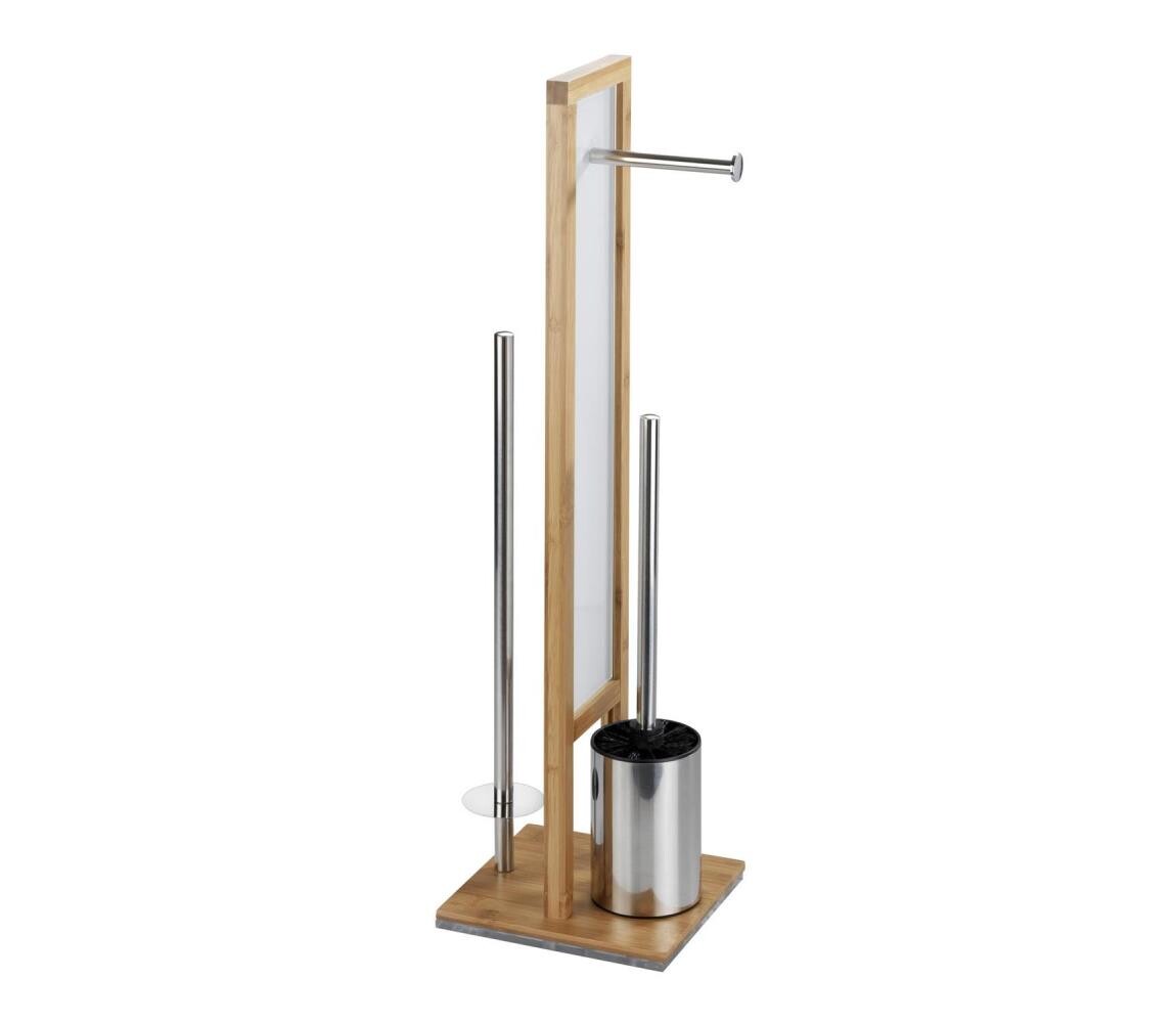 Wenko WENKO 24391100 - WC kartáč RIVALTA 18x70 cm hnědá/bílá/černá