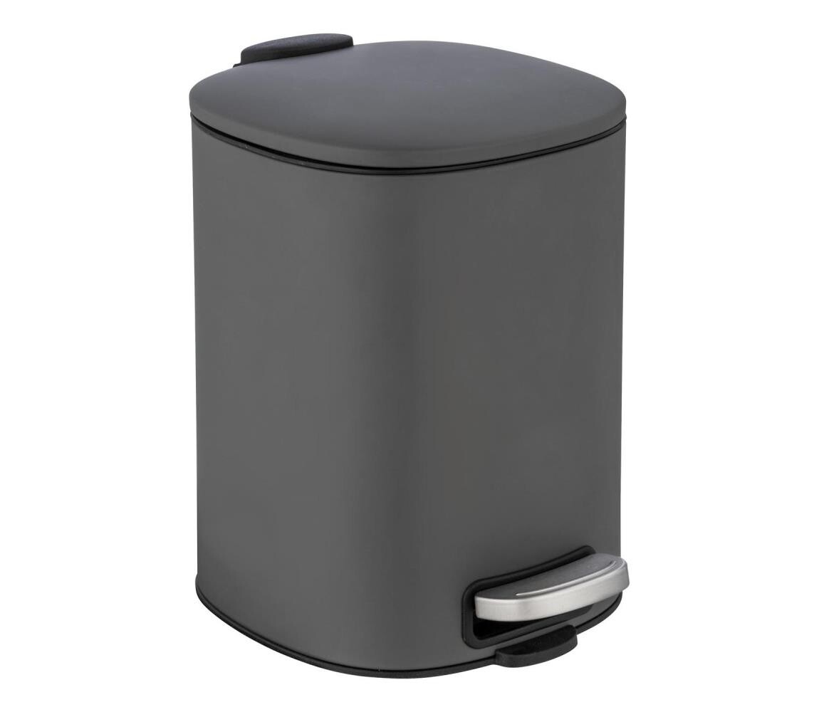 Wenko WENKO 24780100 - Koš ALASSIO 20,5x27 cm šedá/černá