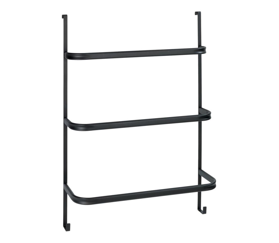 Wenko WENKO 24026100 - Držák ručníků IRPINIA 54,5x77,5 cm černá