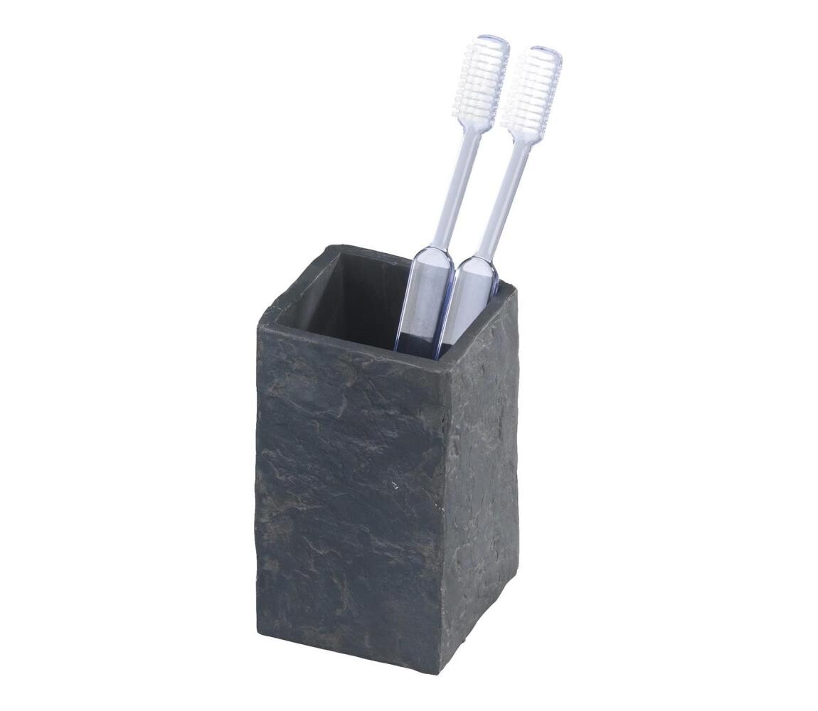 Wenko WENKO 17920100 - Kelímek SLATE ROCK 6,4x10,5 cm antracit