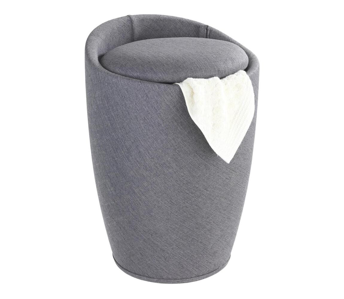 Wenko WENKO 22448100 - Stolička CANDY 36x50,5 cm šedá/černá