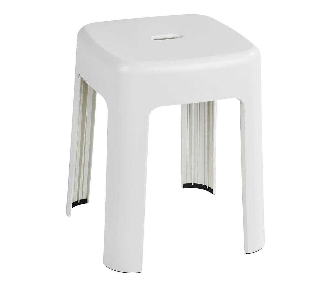 Wenko WENKO 22160100 - Stolička ALASKA 37x45,5 cm bílá