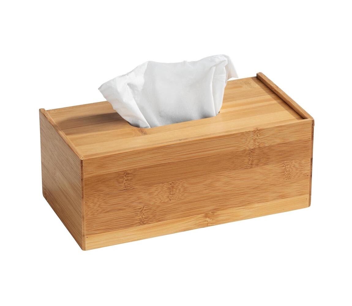 Wenko WENKO 23925100 - Box na kapesníky TERRA 25x13 cm hnědá