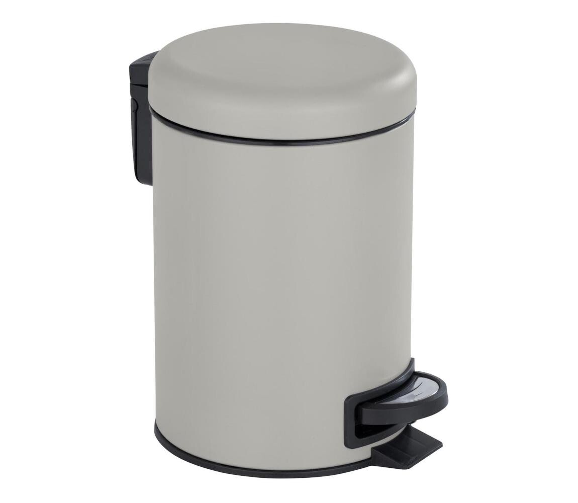 Wenko WENKO 22149100 - Koš LEMAN 17x25 cm béžová/černá