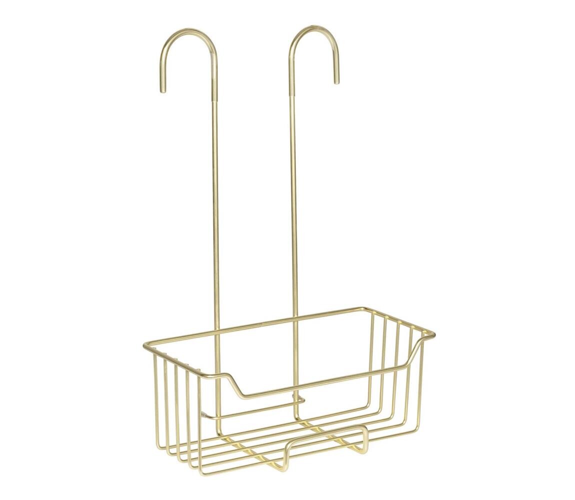 Wenko WENKO 25937100 - Sprchový koš MILO 25x36 cm nerez/zlatá/čirá