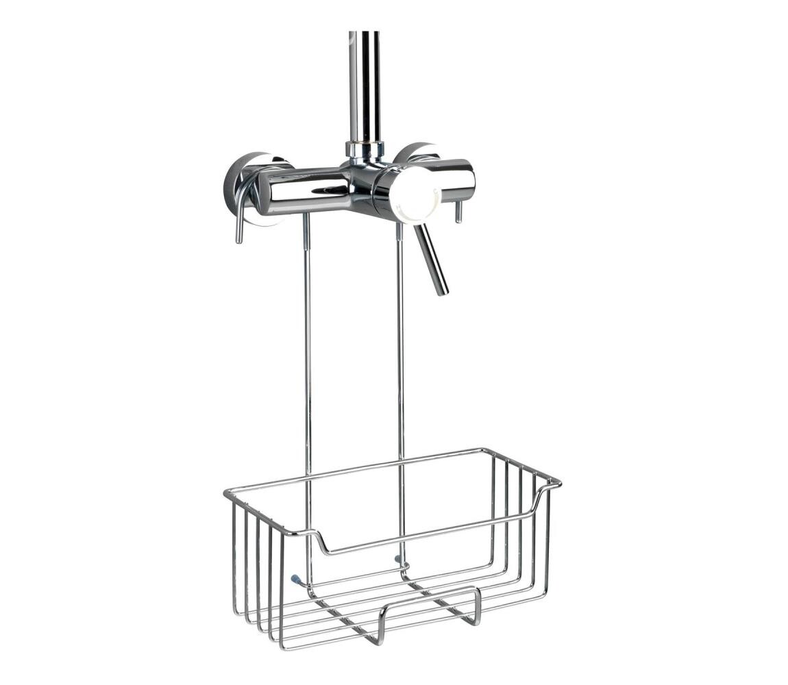 Wenko WENKO 23499100 - Sprchová polička MILO 25x36 cm nerez/stříbrná/čirá