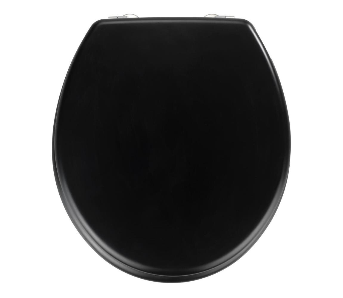 Wenko WENKO 20077100-WC sedátko PRIMA 37x41 cm černá/stříbrná