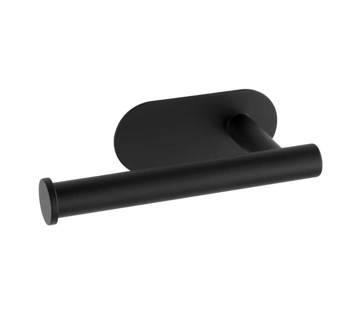Wenko WENKO 24287100-Držák toaletního papíru TURBO-LOC OREA BLACK 16x7 cm nerez/černá