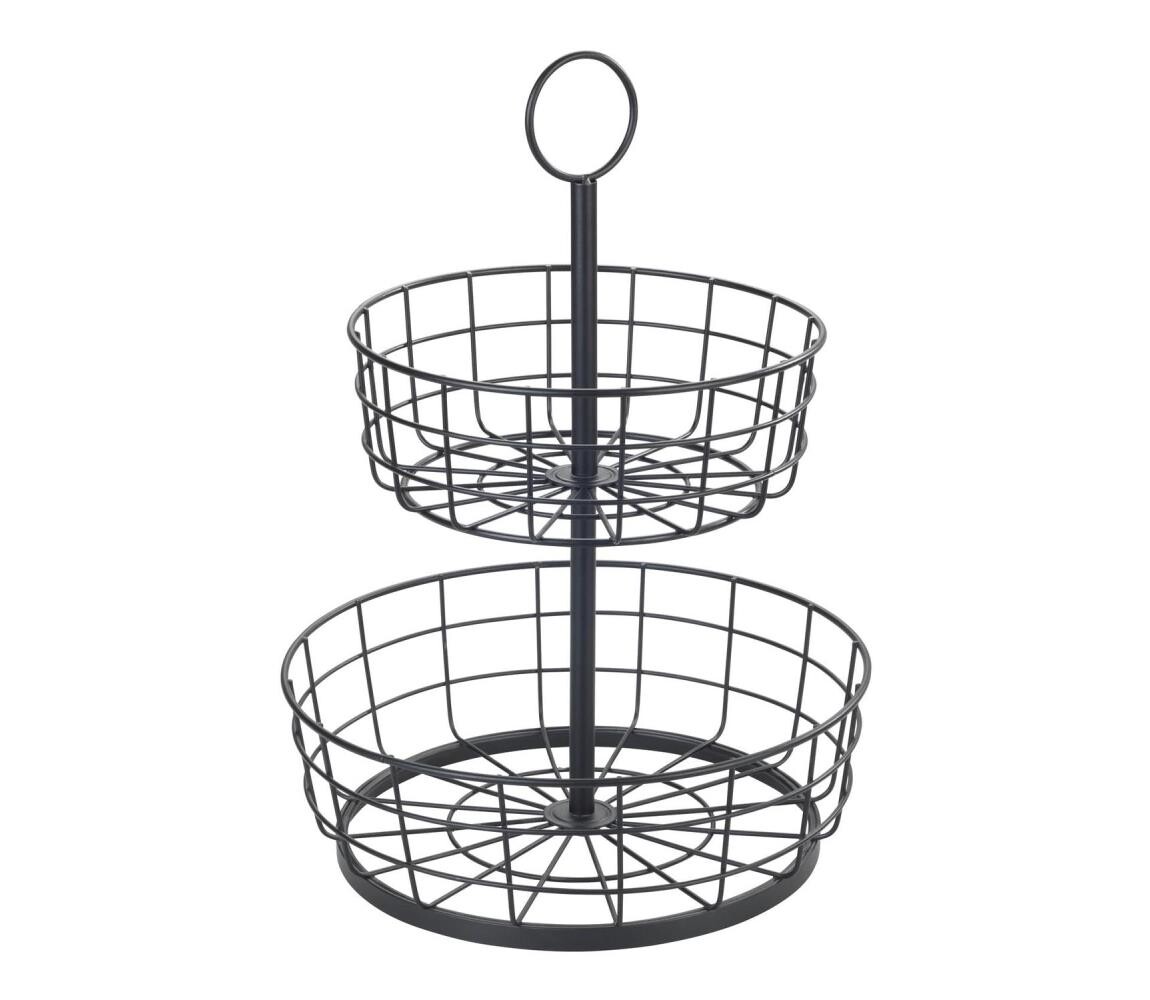 Wenko WENKO 88740800 - Košík LOFT 28x39 cm černá