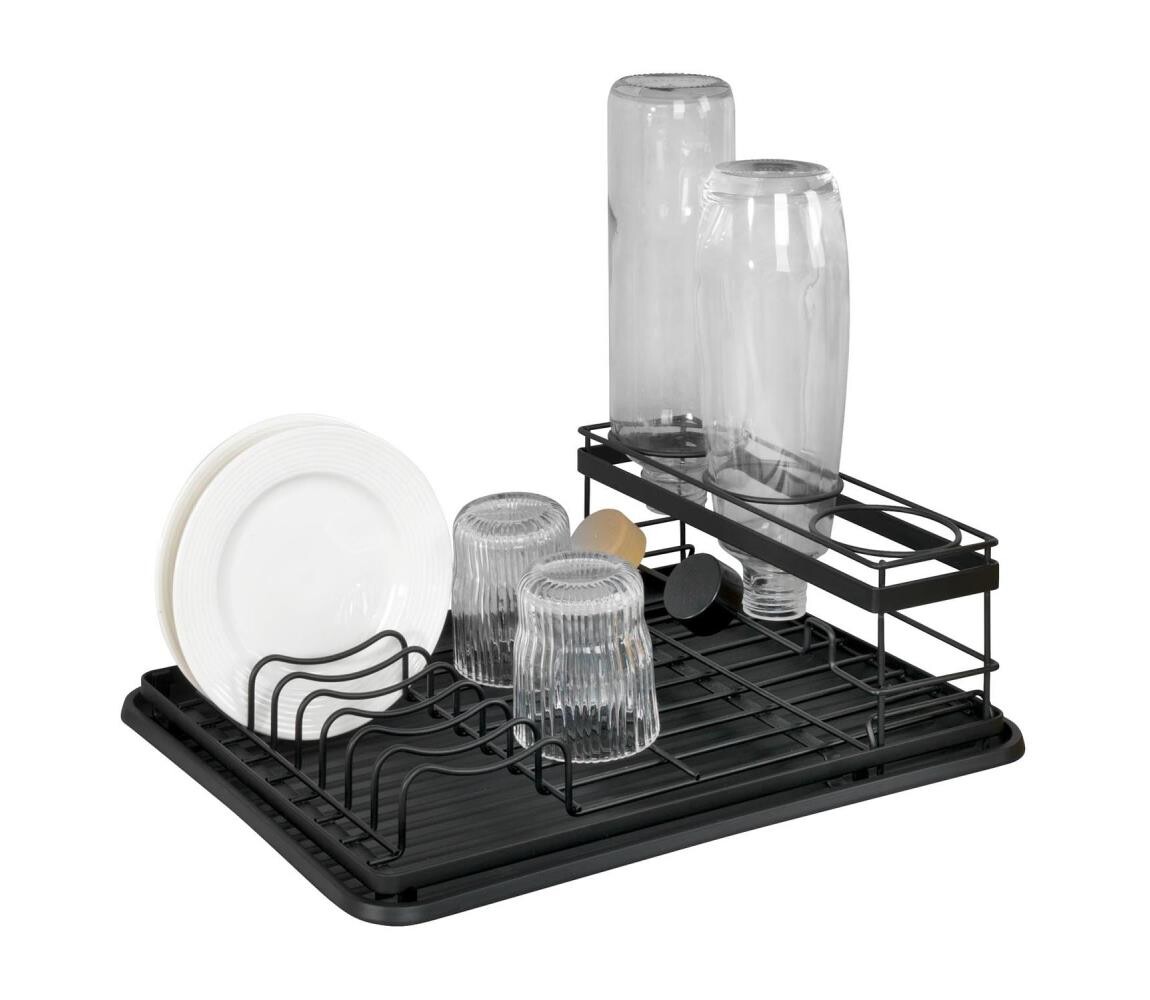 Wenko WENKO 54798100 - Odkapávač nádobí AMY 42,5x31,5 cm černá