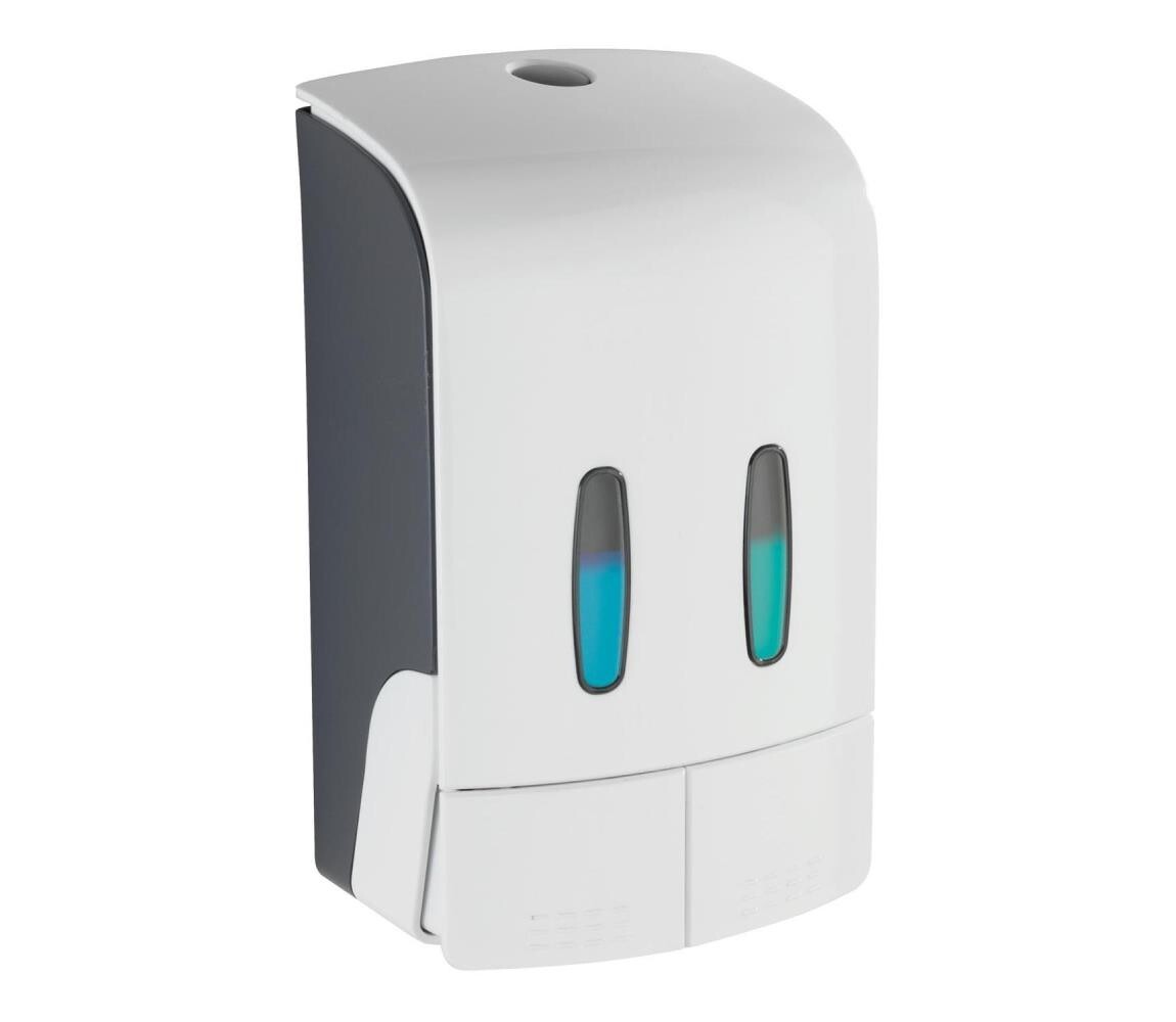 Wenko WENKO 24591100-Dávkovač mýdla TARTAS 480 ml bílá/šedá