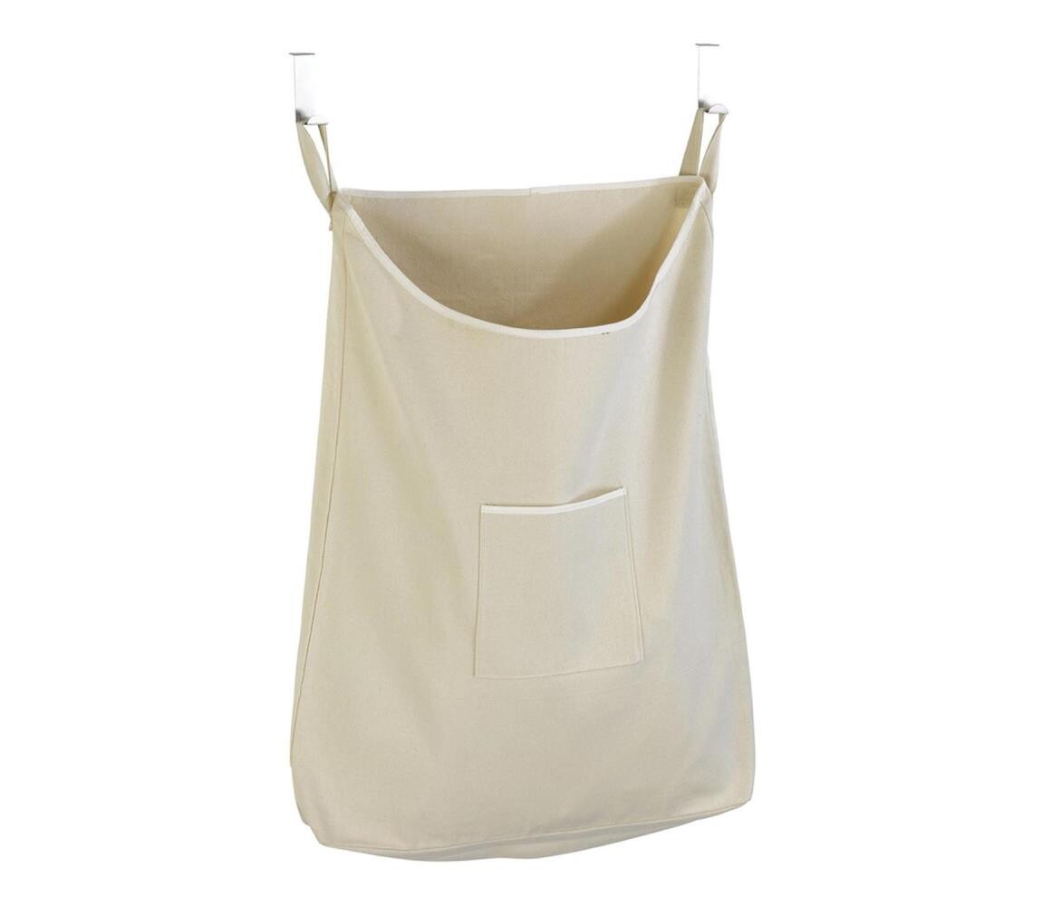 Wenko WENKO 62107100 - Koš na prádlo CANGURO 52x81 cm béžová/stříbrná
