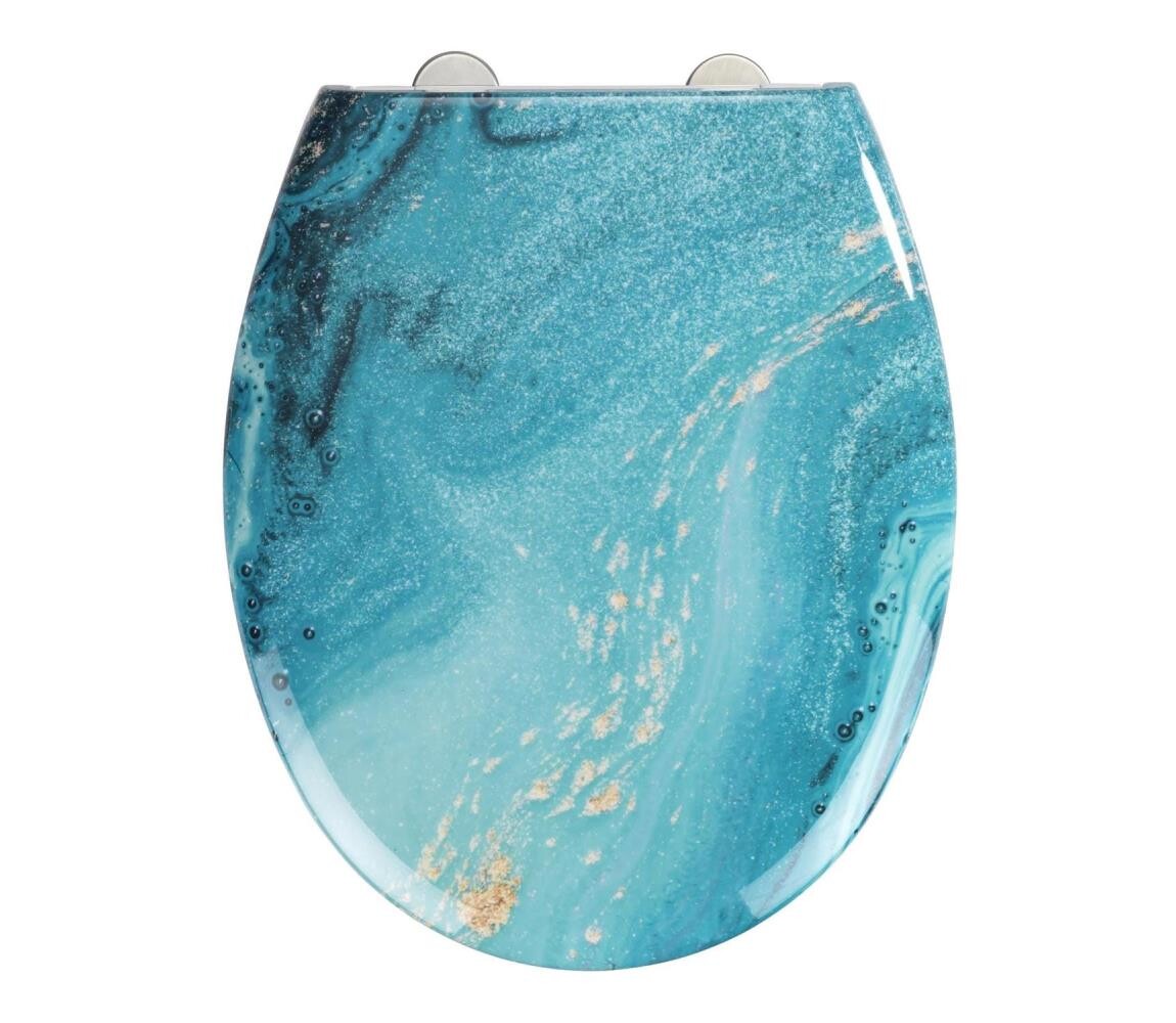 Wenko WENKO 23571100-WC sedátko 300/350 KG WC-SITZE 44,5x37 cm pestrobarevná/stříbrná