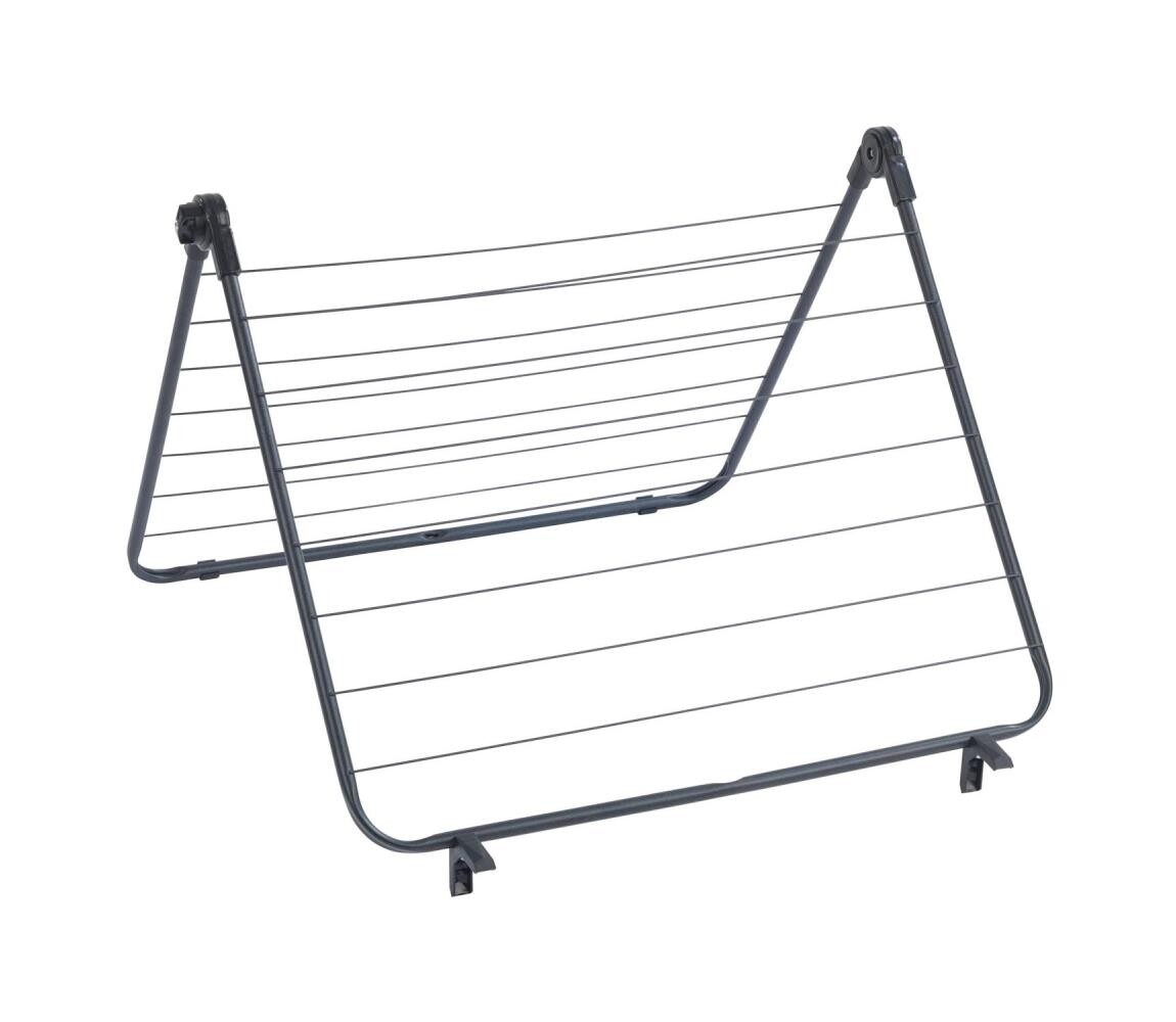 Wenko WENKO 63003100 - Sušák na prádlo CHAMPION 65x114 cm černá