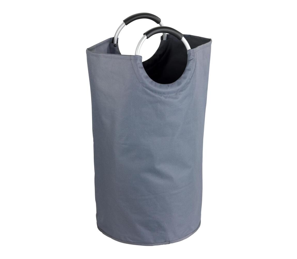 Wenko WENKO 3440803100 - Koš na prádlo JUMBO 38x72 cm antracit/stříbrná/černá
