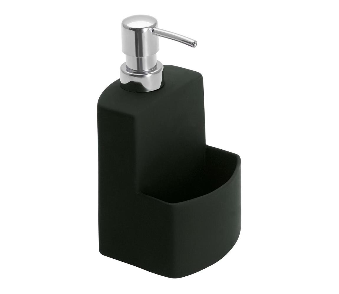 Wenko WENKO 3620117800 - Dávkovač mýdla FESTIVAL 10x18 cm černá
