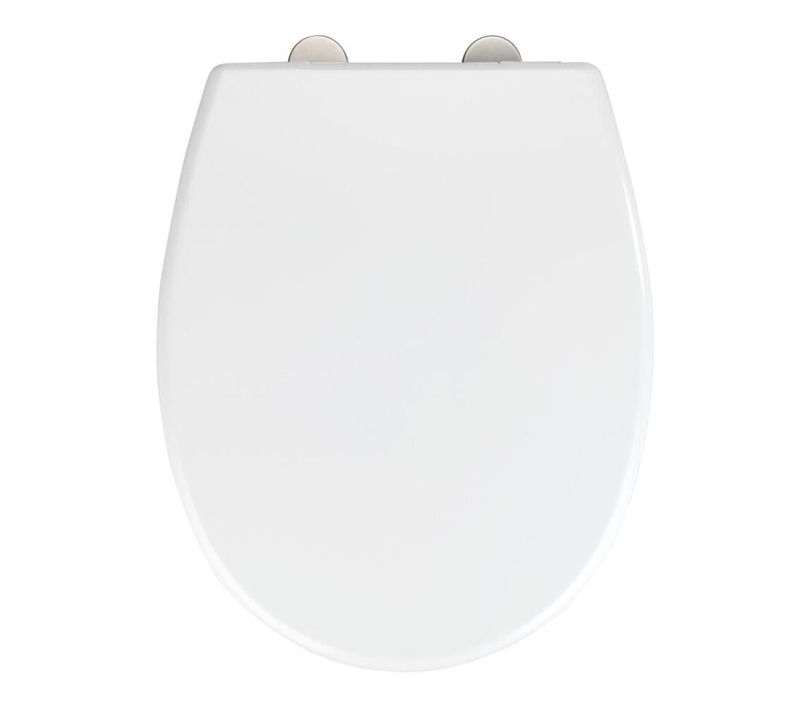 Wenko WENKO 24571100-WC sedátko VORNO NEO 46x37 cm bílá/stříbrná