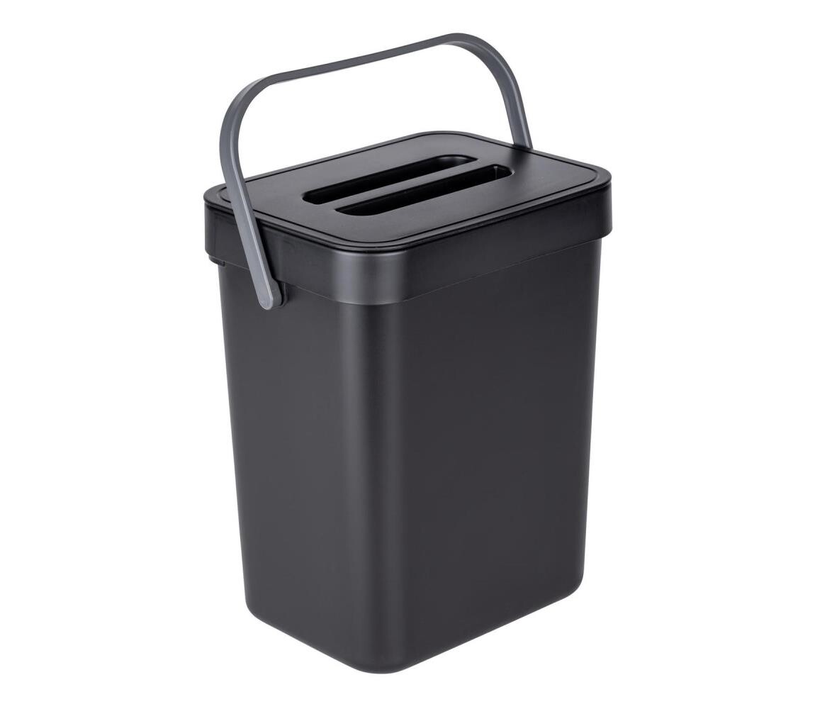 Wenko WENKO 55027100 - Odpadkový koš BLACK OUTDOOR KITCHEN 19x24 cm černá/šedá/čirá