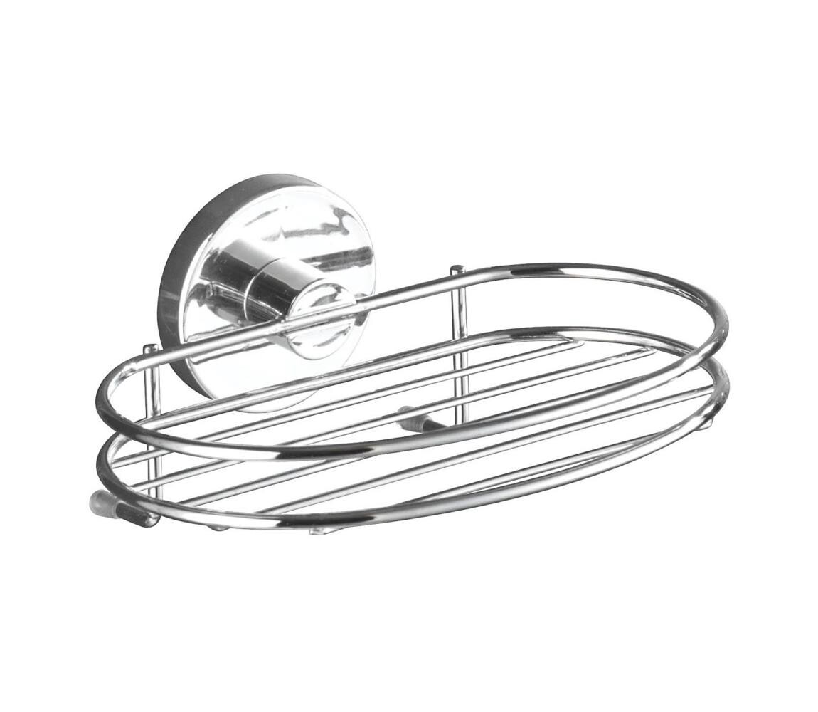 Wenko WENKO 20890100-Držák mýdla VACUUM-LOC MILAZZO 16,5x12 cm lesk. chrom