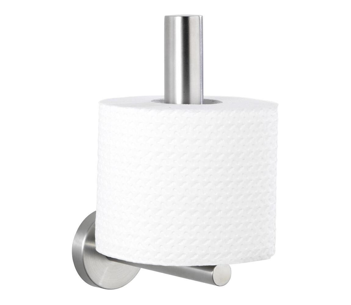 Wenko WENKO 19613100 - Držák toaletního papíru BOSIO MATT 8x18 cm nerez/stříbrná