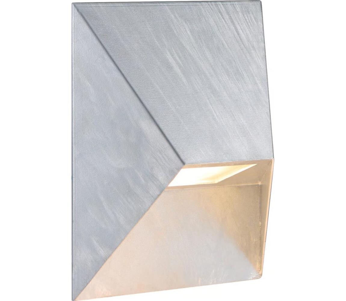 Nordlux Nordlux - Venkovní nástěnné svítidlo PONTIO 1xGU10/25W/230V IP54 stříbrná