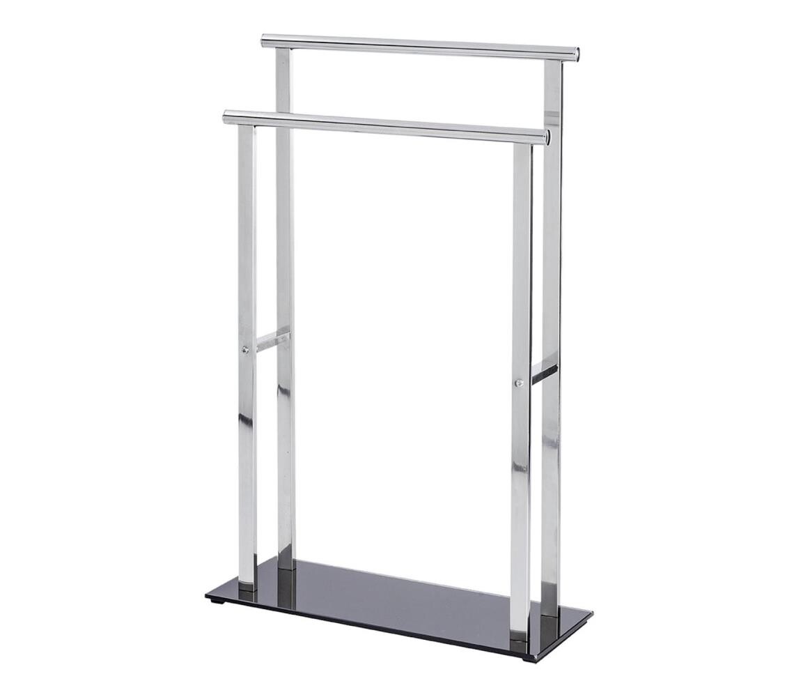 Wenko WENKO 22089100 – Věšák LAVA 52x81,5 cm nerez/stříbrná/černá