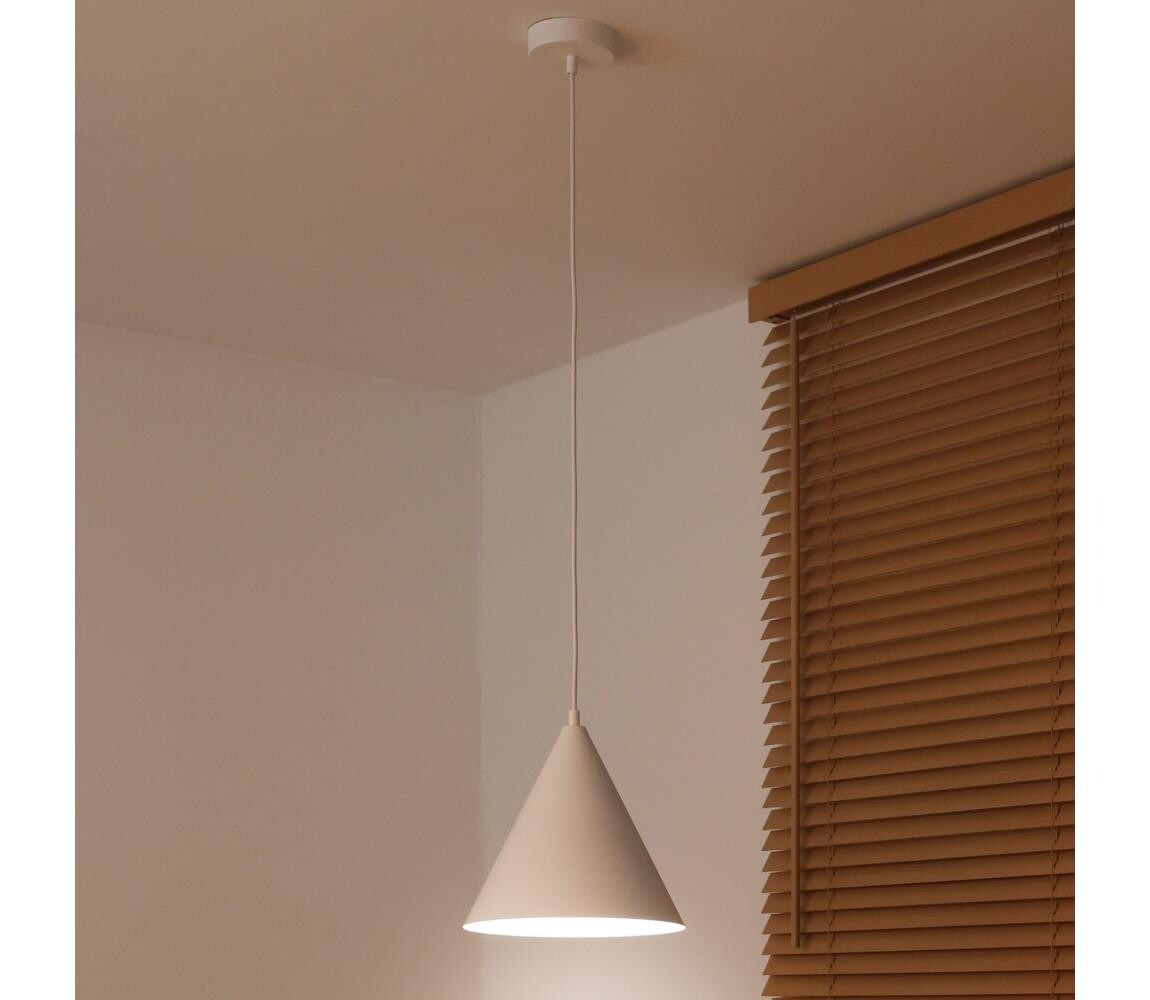 - Lustr na lanku IRONLINE 1xG9/3W/230V pr. 25 cm bílá