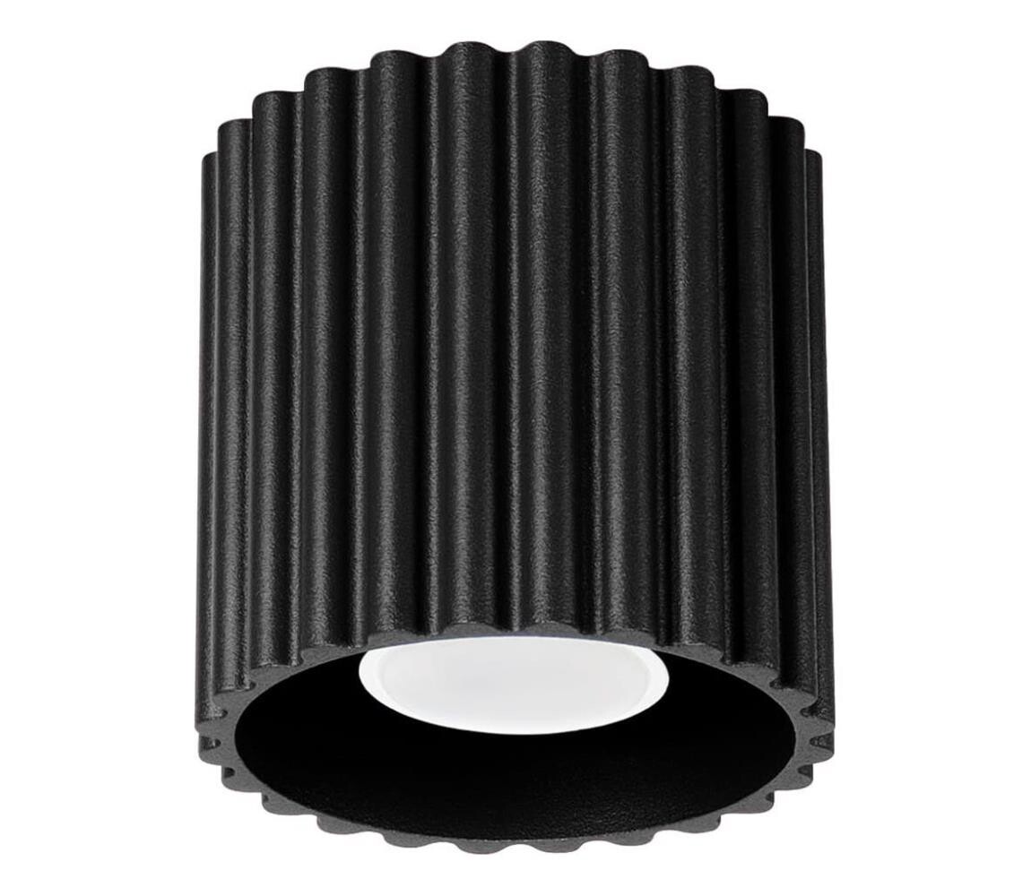 SL.1784 - Bodové svítidlo AURA 1xGU10/10W/230V pr. 10 cm černá