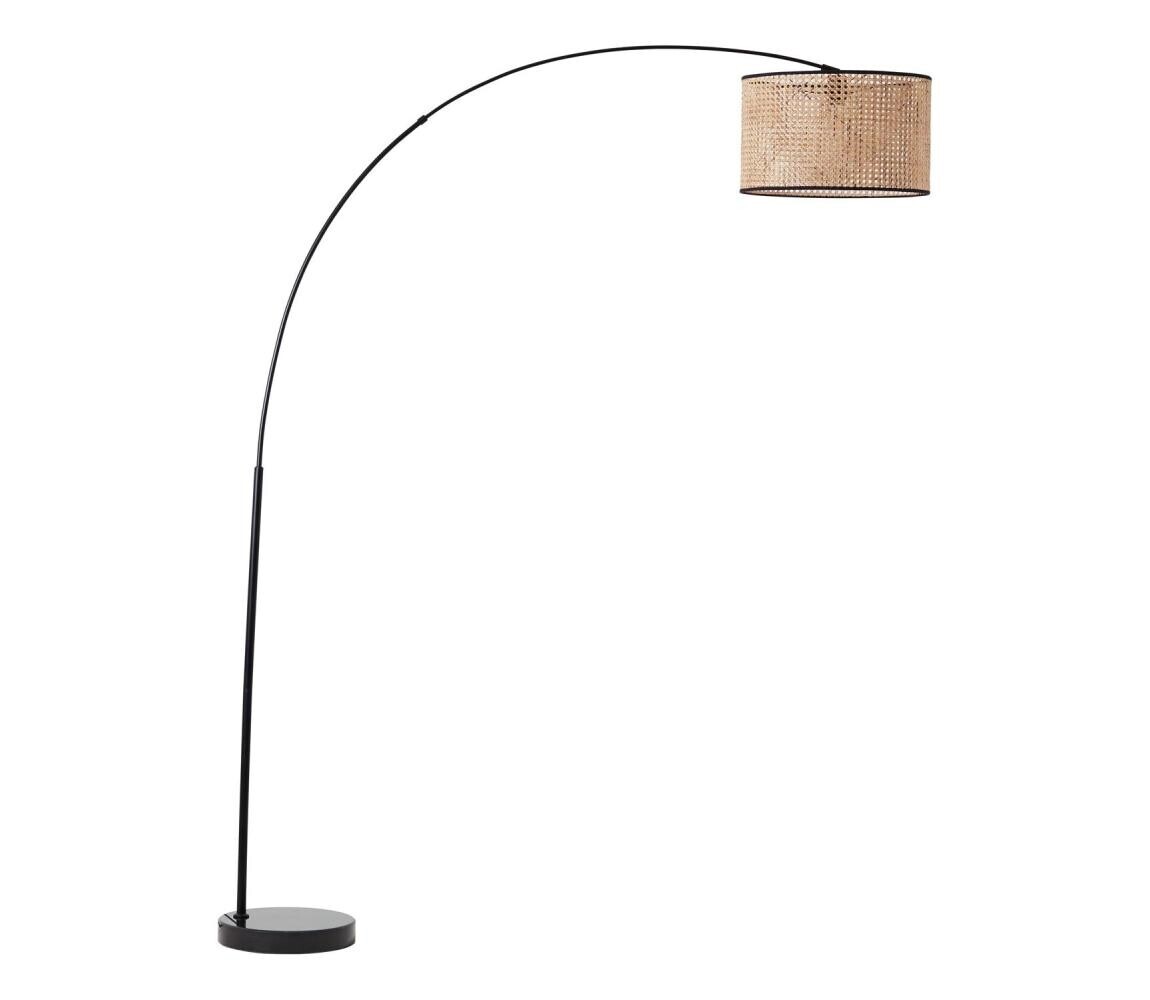 Brilliant Brilliant - Stojací lampa WILEY 1xE27/60W/230V černá/béžová