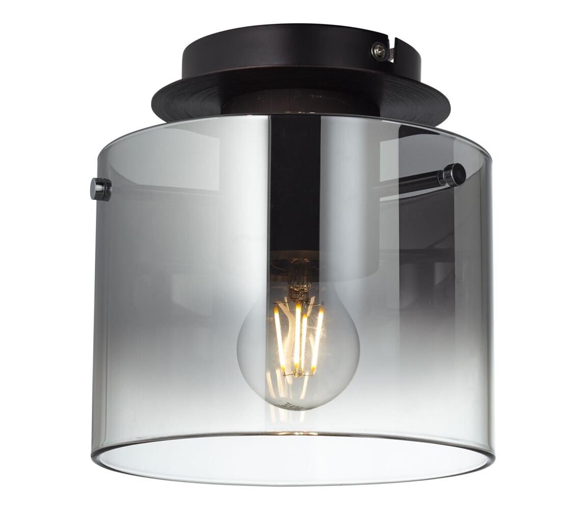 Brilliant Brilliant - Stropní svítidlo BETH 1xE27/60W/230V černá/kouřová