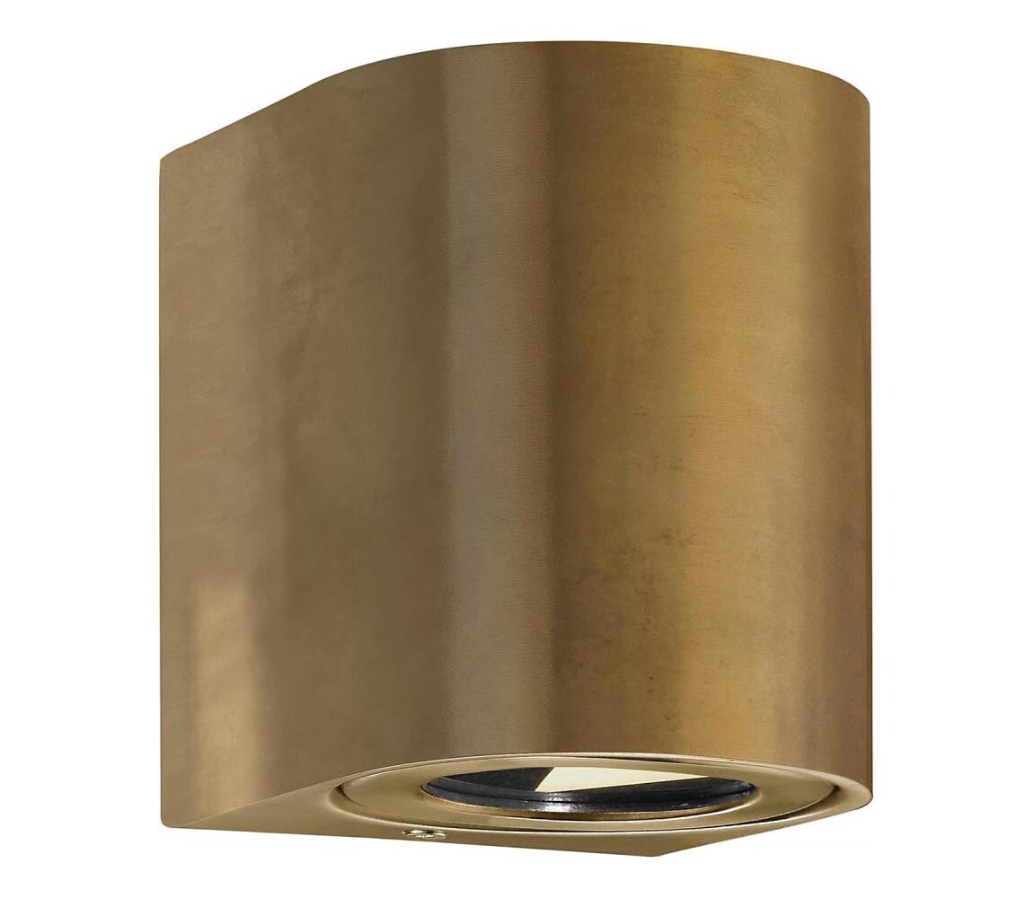 Nordlux Nordlux - LED Venkovní nástěnné svítidlo CANTO 2xLED/5,5W/230V IP44 mosaz