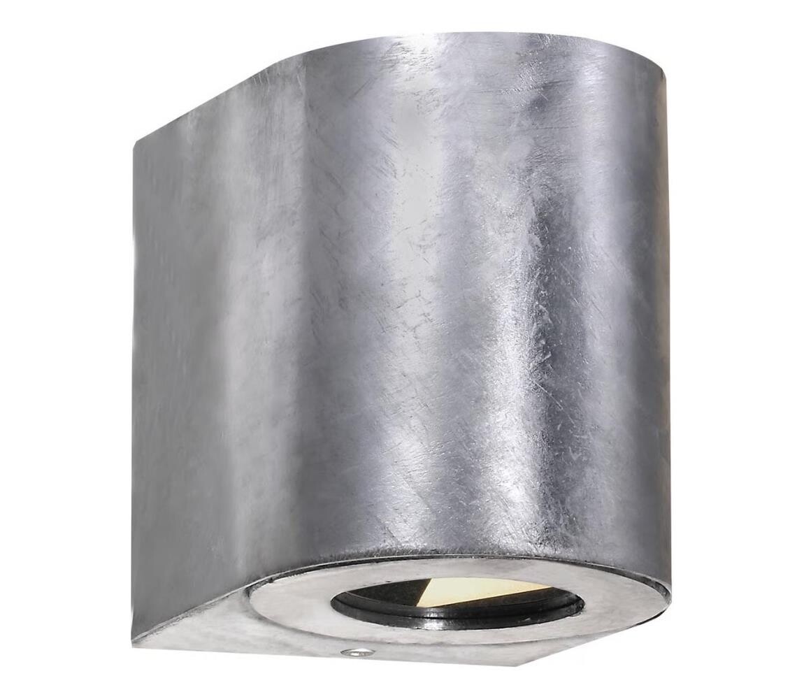 Nordlux Nordlux - LED Venkovní nástěnné svítidlo CANTO 2xLED/5,5W/230V IP44 stříbrná