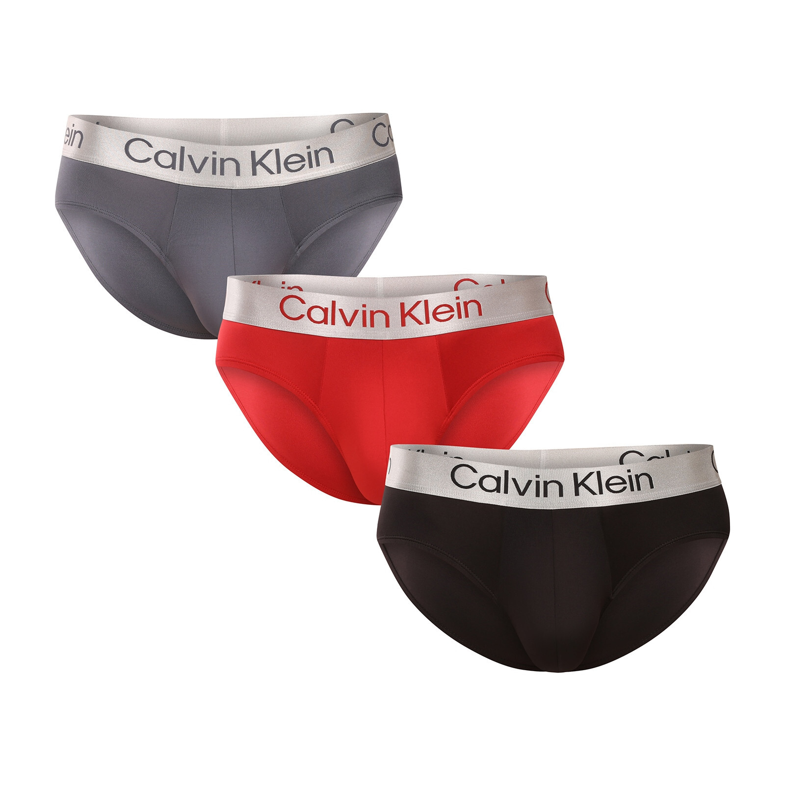 3PACK pánské slipy Calvin Klein vícebarevné (NB4122-0GU) M
