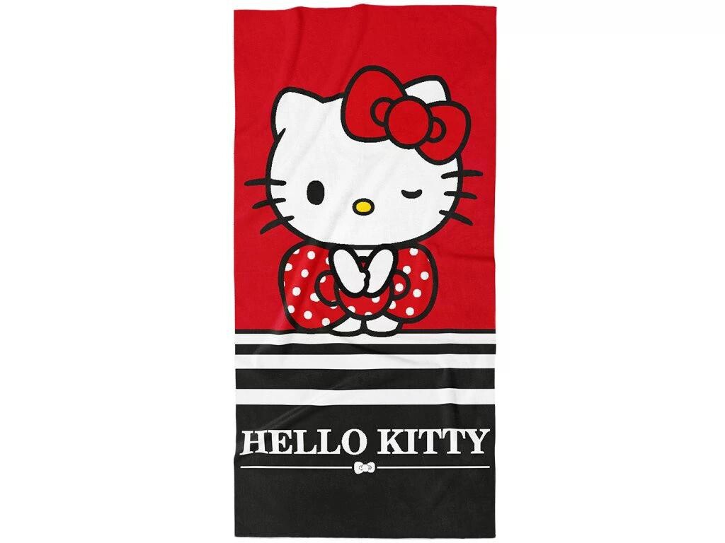 Carbotex Bavlněná froté osuška 70 x 140 cm - Hello Kitty Malá Parádnice
