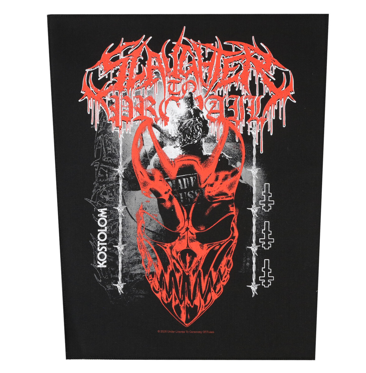 nášivka velká SLAUGHTER TO PREVAIL - DEMOLISHER - RAZAMATAZ