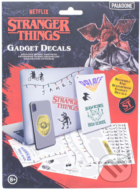 Set samolepiek na elektroniku: Stranger Things