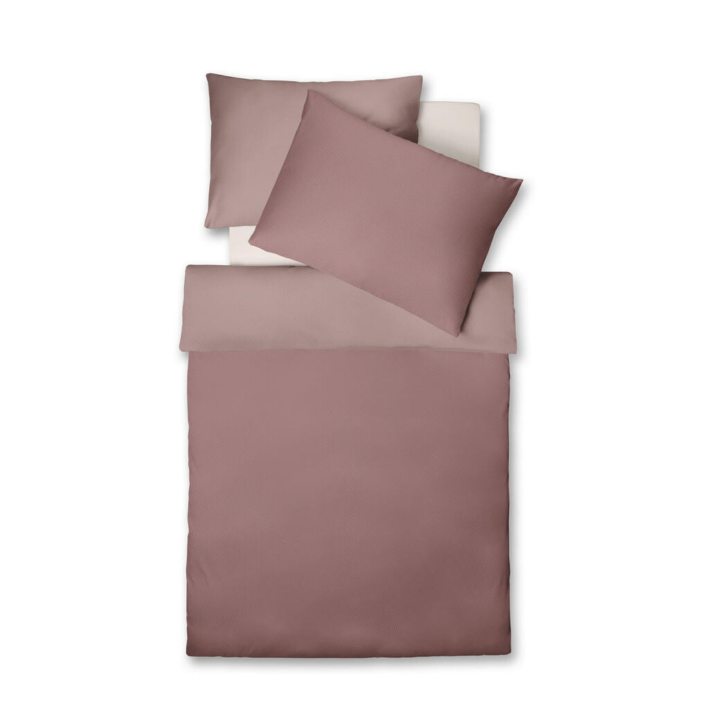 Fleuresse POVLEČENÍ, flanel, bílá, starorůžová, tmavě růžová, 140/200 cm