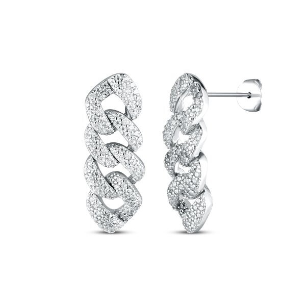 Náušnice se syntetickými kameny 136-258-000009-0000