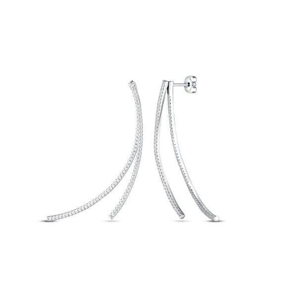 Náušnice se syntetickými kameny 136-258-000941-0000