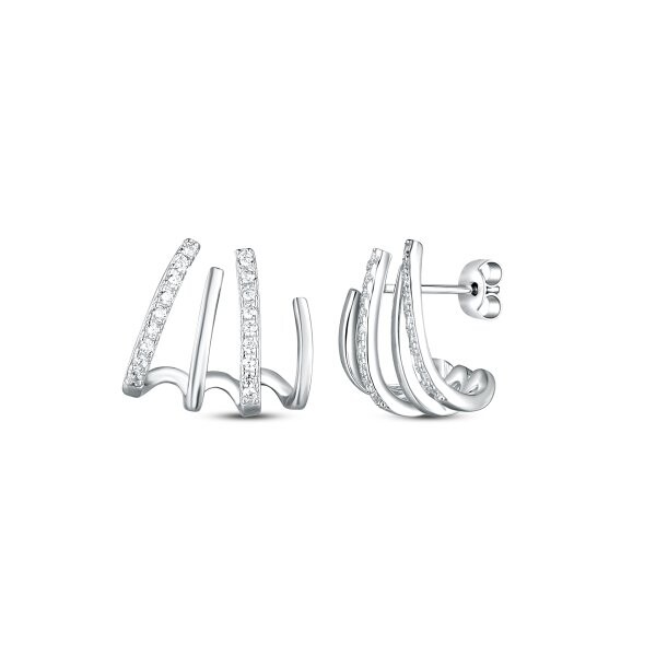 Náušnice se syntetickými kameny 136-258-001157-0000