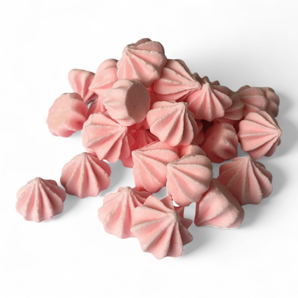 Hospodyňkám.cz Sněhové pusinky Řezané Růžové 20g