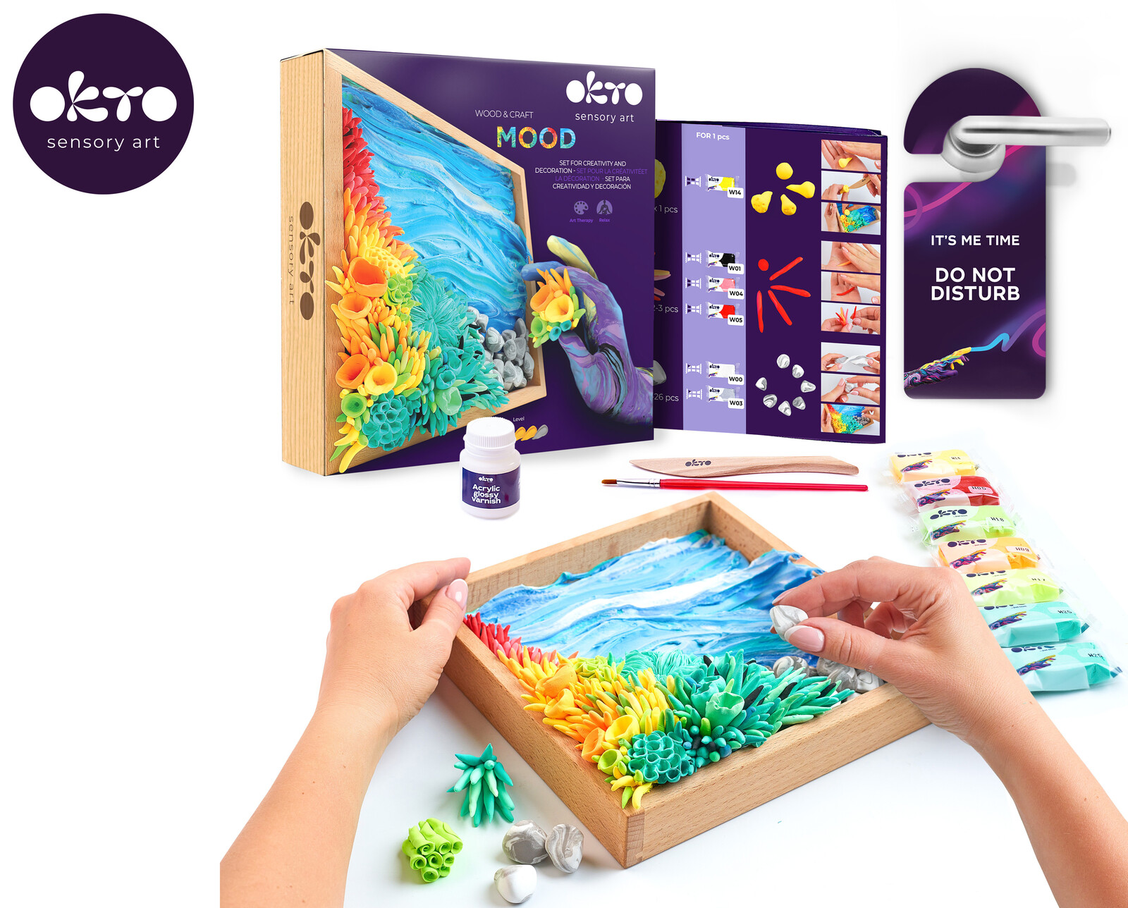 OKTO 3D Obraz modelovací set motiv 