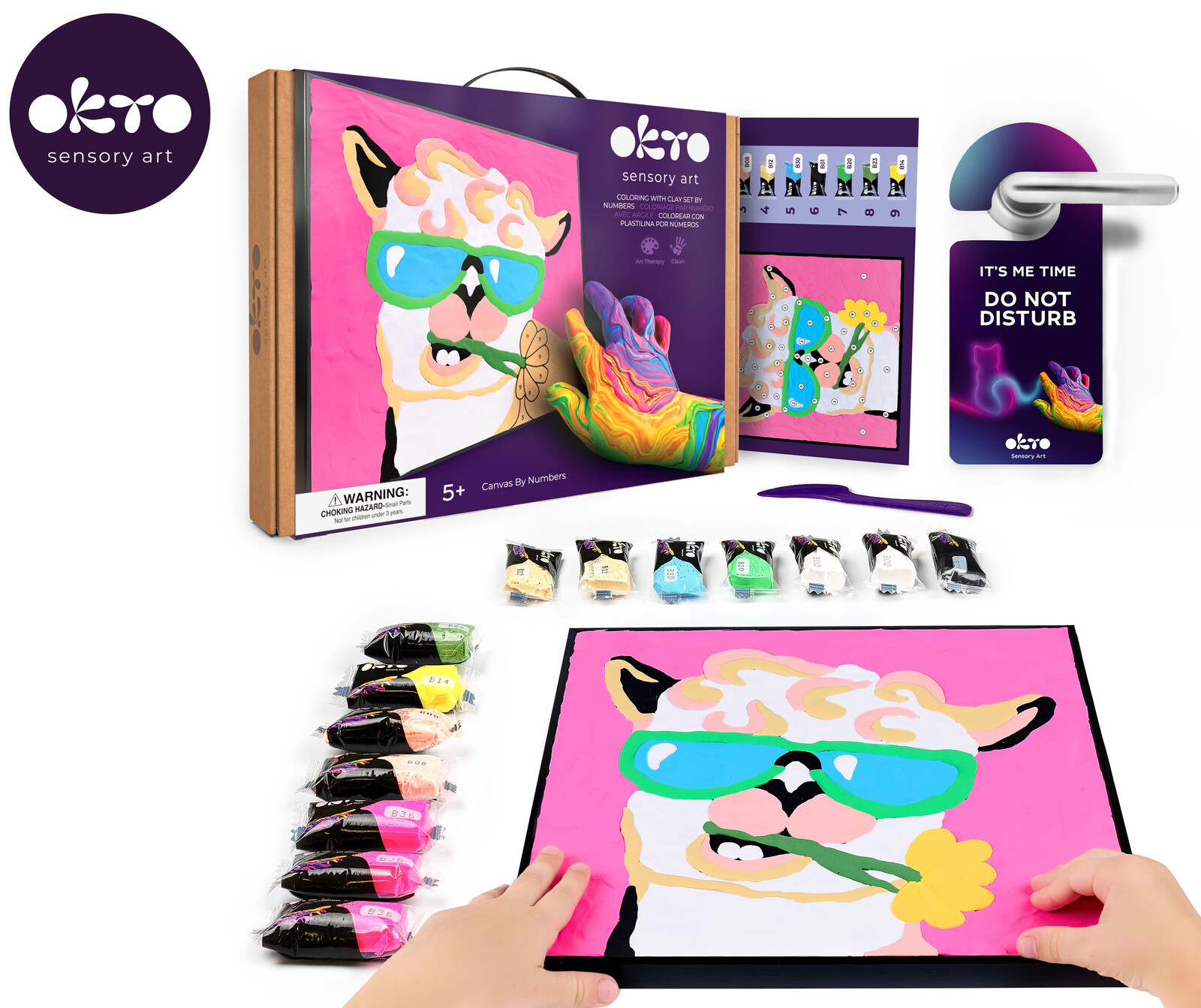 OKTO Malování hmotou podle čísel 