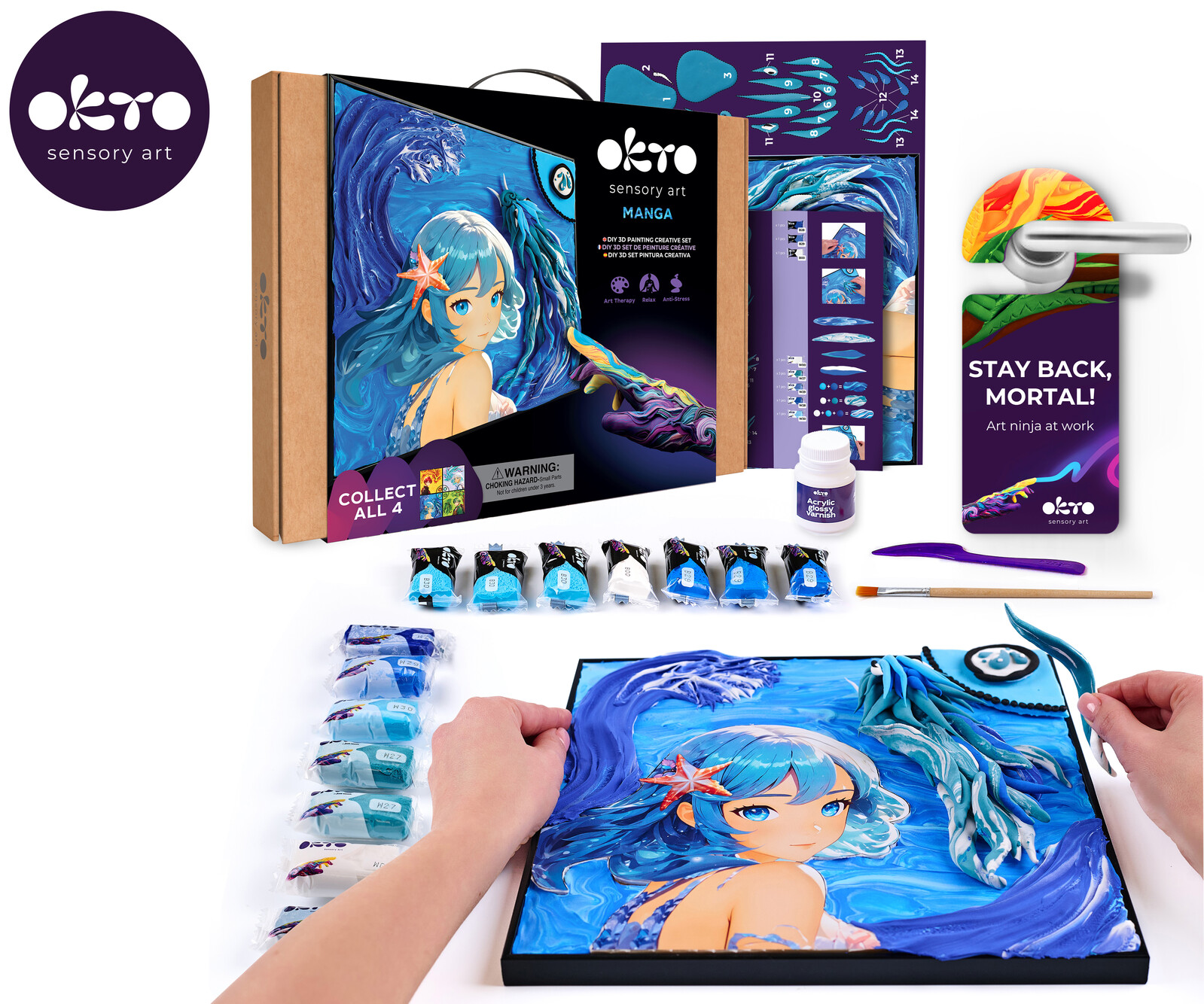 OKTO Manga motiv živlů 