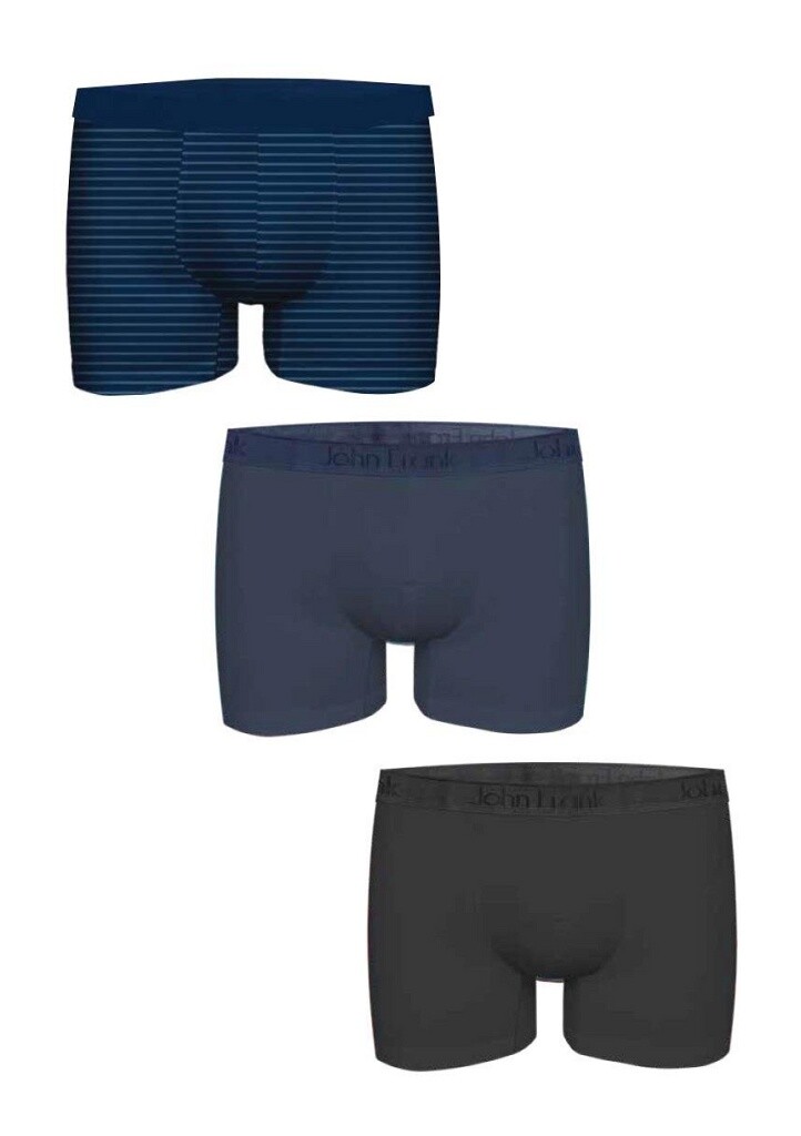 Pánské boxerky John Frank JF3BMODNA101 3PACK
