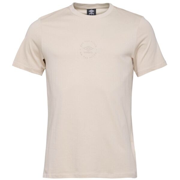 Umbro RLXS TEE ESSENTIALS Pánské triko, béžová, velikost