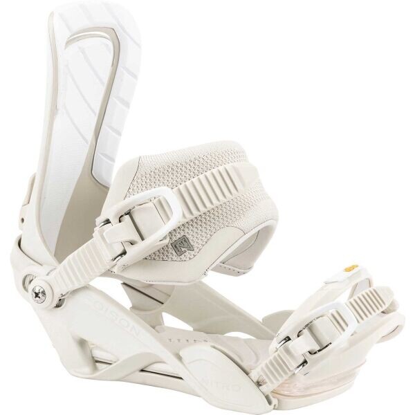 NITRO POISON Dámské snowboardové vázání, bílá, velikost