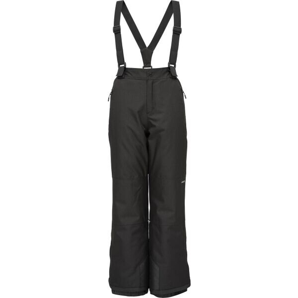 Lewro BERKLEY Dětské lyžařské kalhoty, černá, velikost 116-122